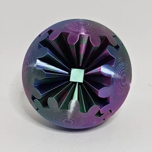 Handlicher Fidget-Würfel — 3D-drehbare Zahnräder, leises sensorisches Spielzeug