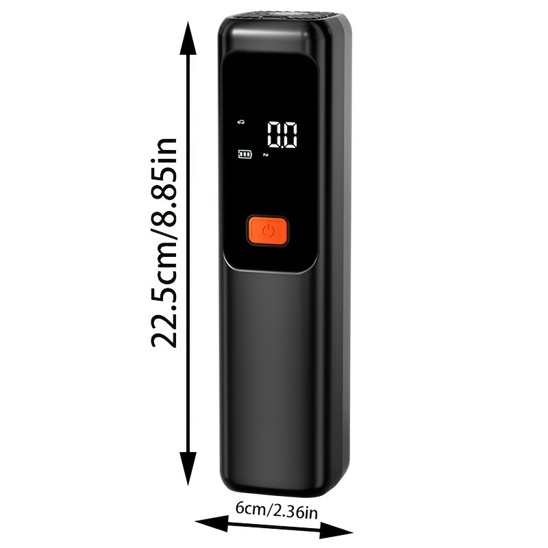 Digital 150 PSI Portable Tire Inflator with LCD Display & USB Fast Charging Air Compressor - Euroselle