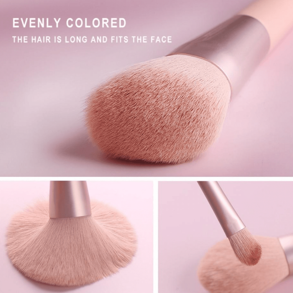 Ensemble de 11 pinceaux de maquillage professionnels Lumina Glow — Collection pour estomper et sculpter avec précision