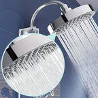 Premium Rain Shower Head 1pc, Anti-Clog Nozzles & Adjustable Angles for Ultimate Shower Comfort - Euroselle