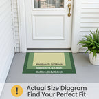 Durable Low Profile Entryway Mat for Front Door, Patio & Garage - Euroselle