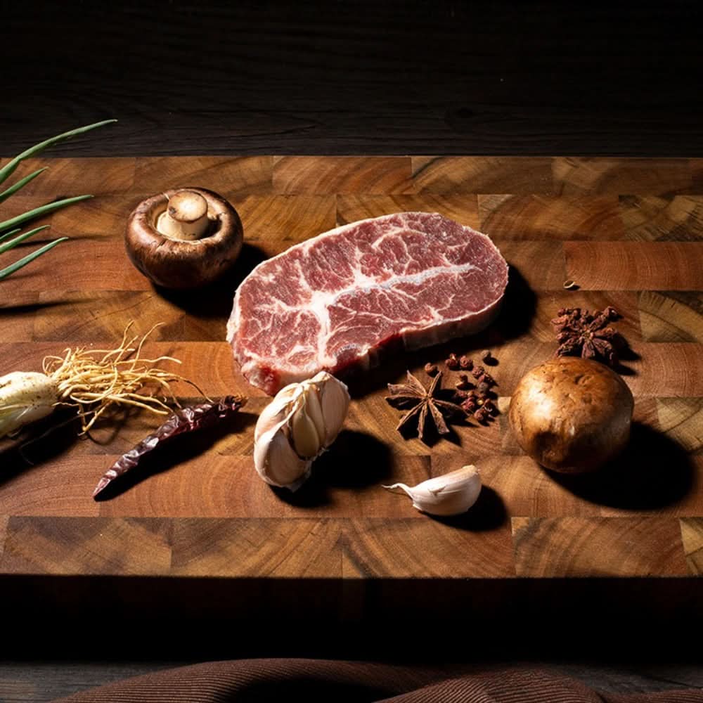 EverWood Acacia Wood Chopping Board — Antibacterial, Moisture Resistant Surface, Elegant and Durable