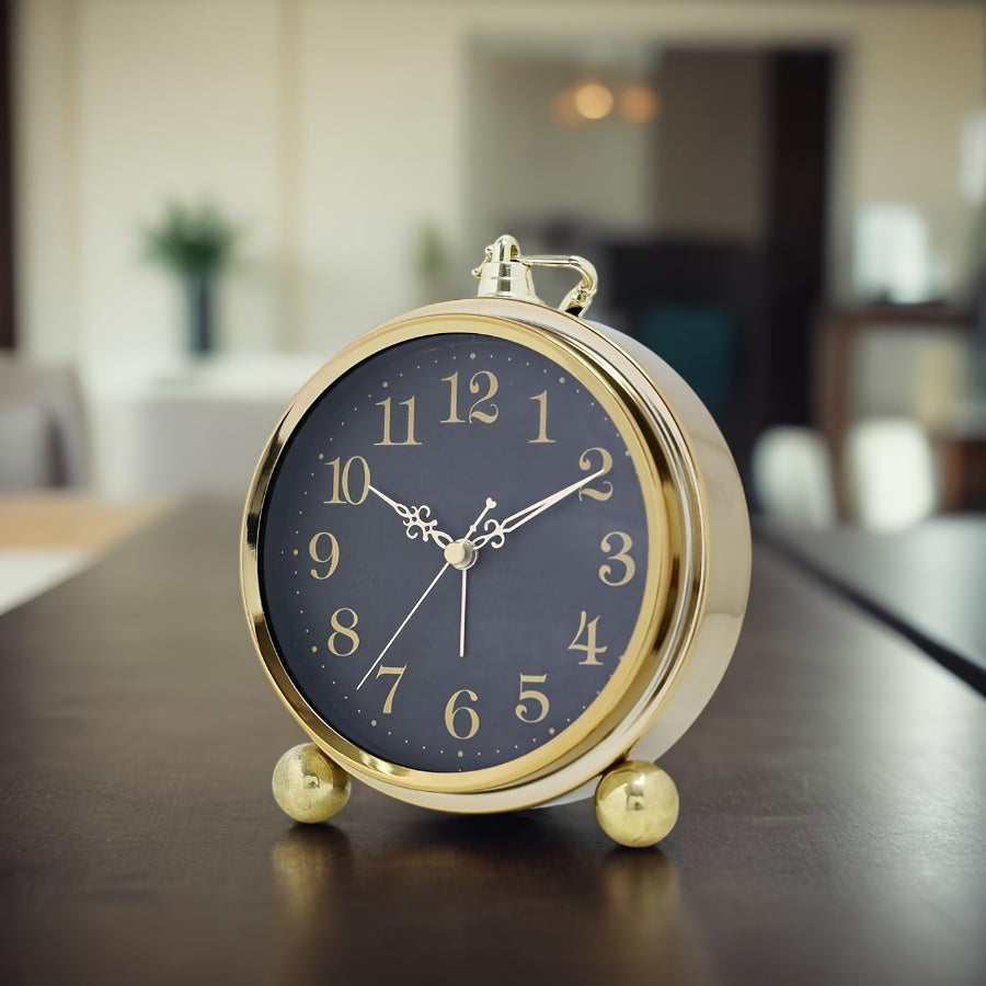 European Retro Metal Alarm Clock - Euroselle