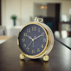 European Retro Metal Alarm Clock - Euroselle