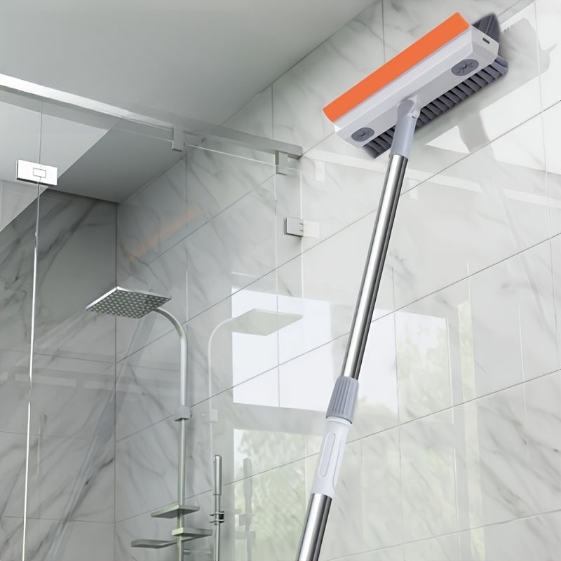 Manual Cleaning Brush with Integrated Soap Reservoir for Bathrooms and Kitchens - Euroselle