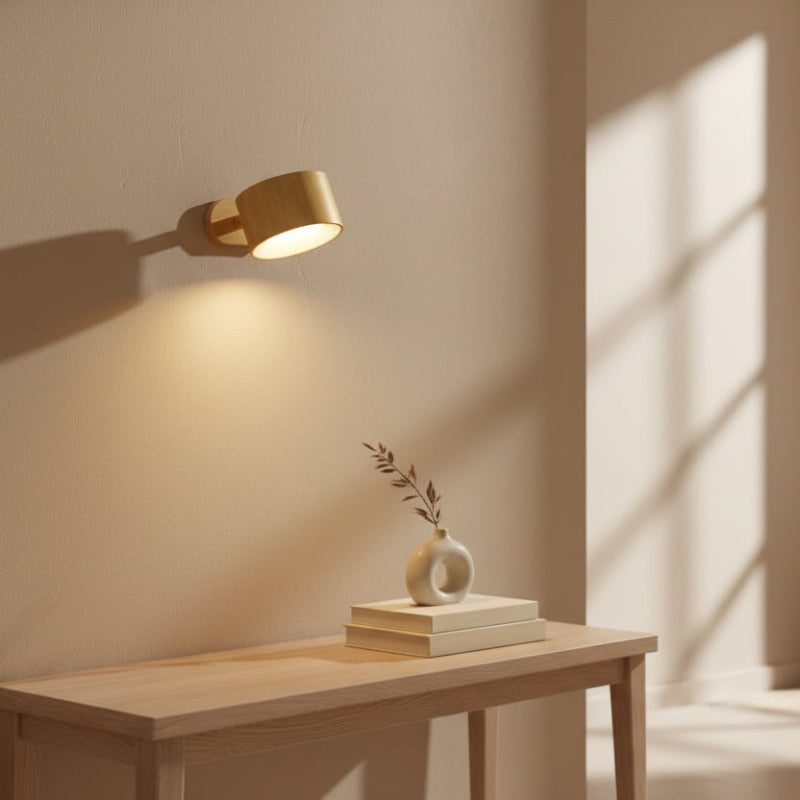 360° Wall Lamp Wireless USB Rechargeable with 3 Brightness Levels - Euroselle