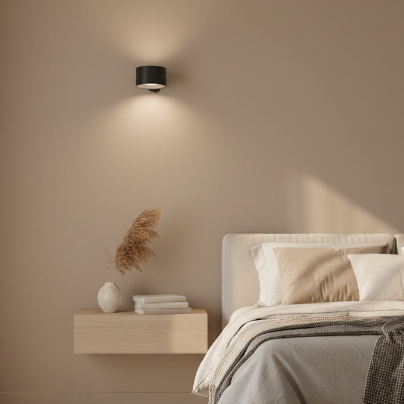 360° Wall Lamp Wireless USB Rechargeable with 3 Brightness Levels - Euroselle