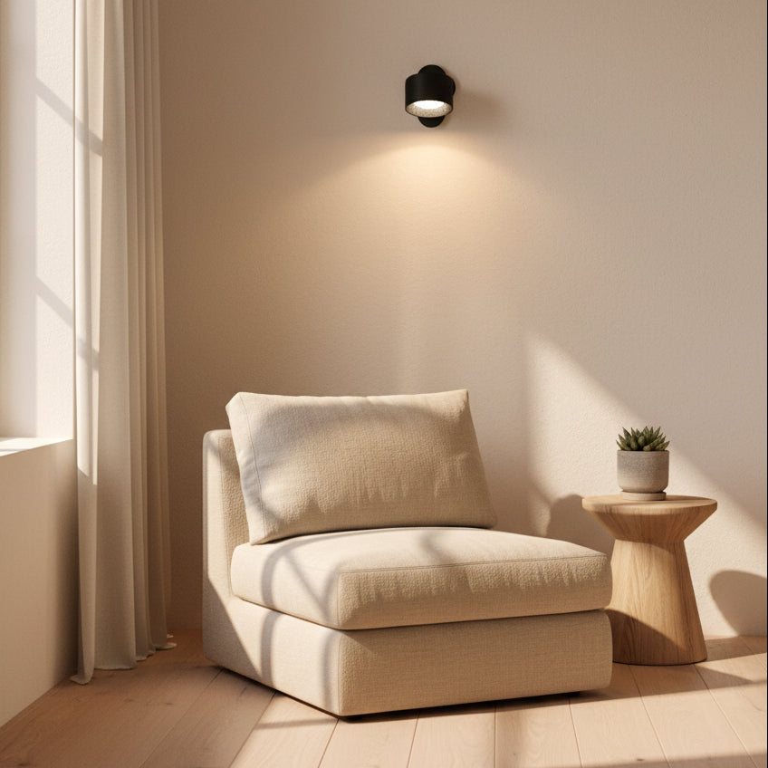 360° Wall Lamp Wireless USB Rechargeable with 3 Brightness Levels - Euroselle