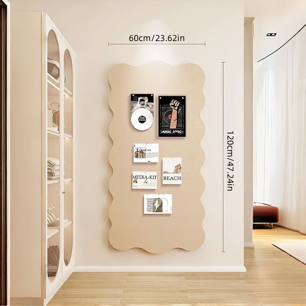 Filcowa tablica korkowa 24×47 in — organizer ścienny i pinezki