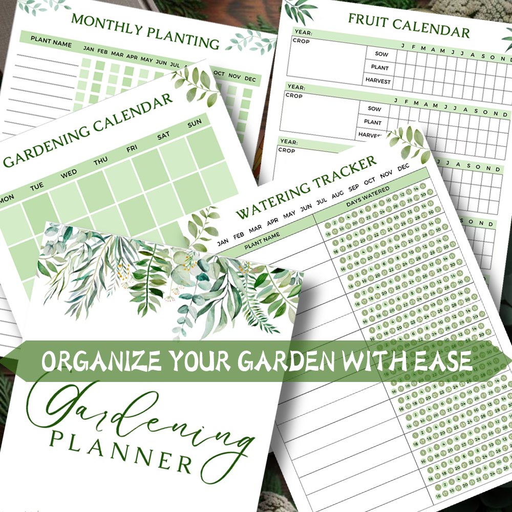 Spiral Garden Planner & Planting Organizer - Euroselle