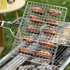 Large Capacity BBQ Basket for Even Outdoor Grilling Control - Euroselle