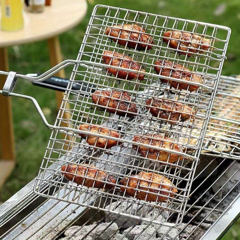 Large Capacity BBQ Basket for Even Outdoor Grilling Control - Euroselle