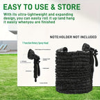 High-Pressure Garden Hose with Nozzle - Euroselle