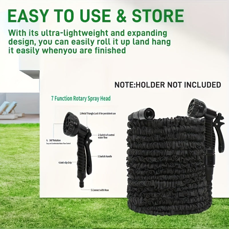 High-Pressure Garden Hose with Nozzle - Euroselle