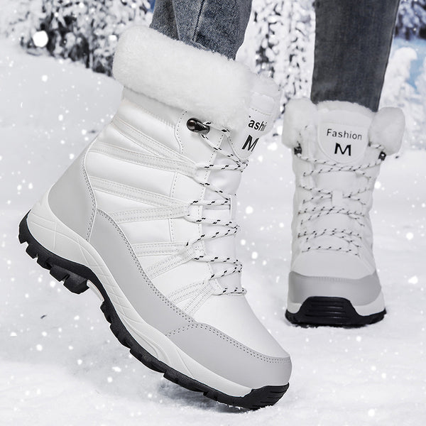 Chaussures d'Hiver Chaudes pour Femme – Coton & Intérieur Polaire