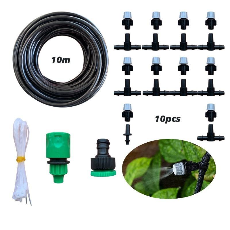 Sada pro automatické kapkové zavlažování — hadice 33 ft, 10 nastavitelných trysek
