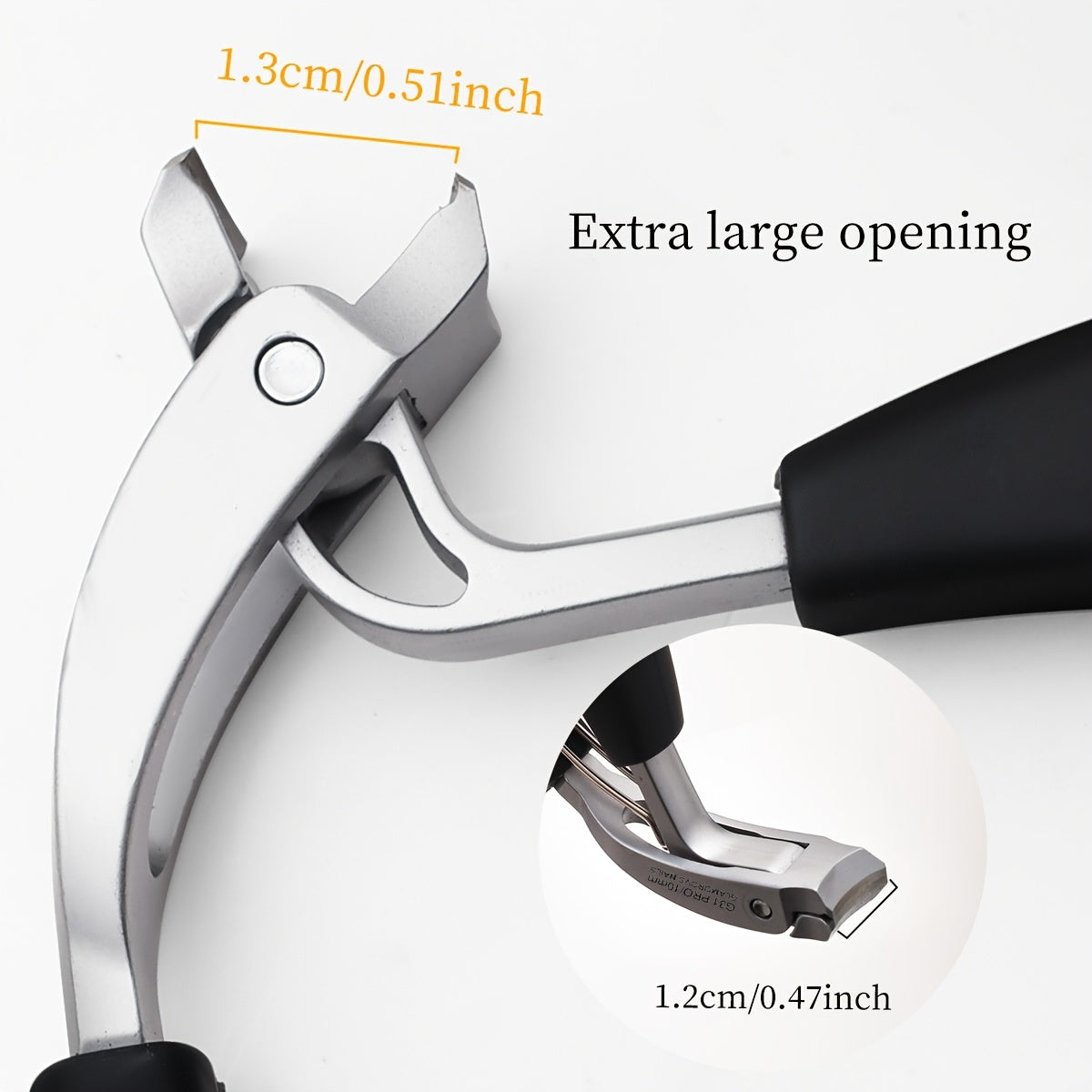 1pc G31 Nail Clippers Ergonomic Long Handle Stainless Steel - Euroselle