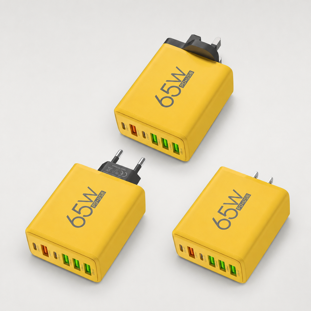 Adaptateur secteur USB multiport GaN - charge rapide pour tous les appareils