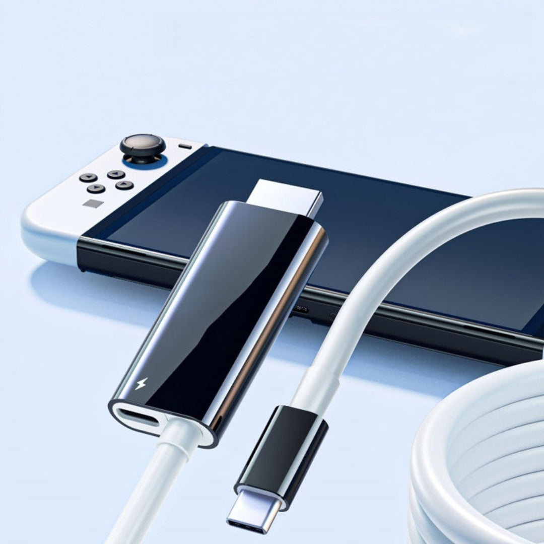 Adaptérový kabel USB-C na HDMI, 6.6 ft, rychlé nabíjení s funkcí Power Delivery