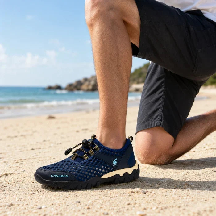Pantofi sport amfibii pentru trasee acvatice — cu uscare rapidă, respirabili, ultra-ușori
