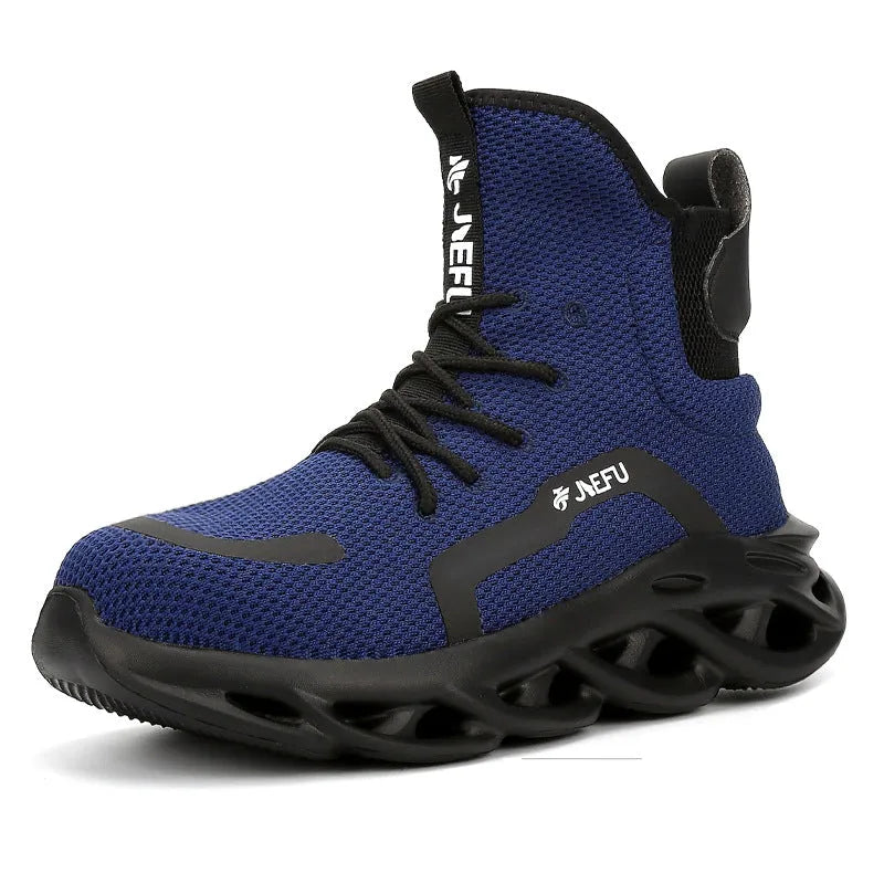 Men’s Steel Toe Work Shoes — Kevlar Midsole, Lightweight Comfort
