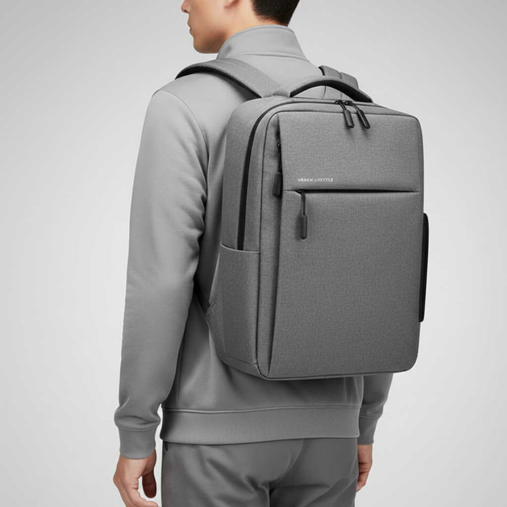 Mochila urbana resistente al agua con funda acolchada para portátil de 15.6 pulgadas