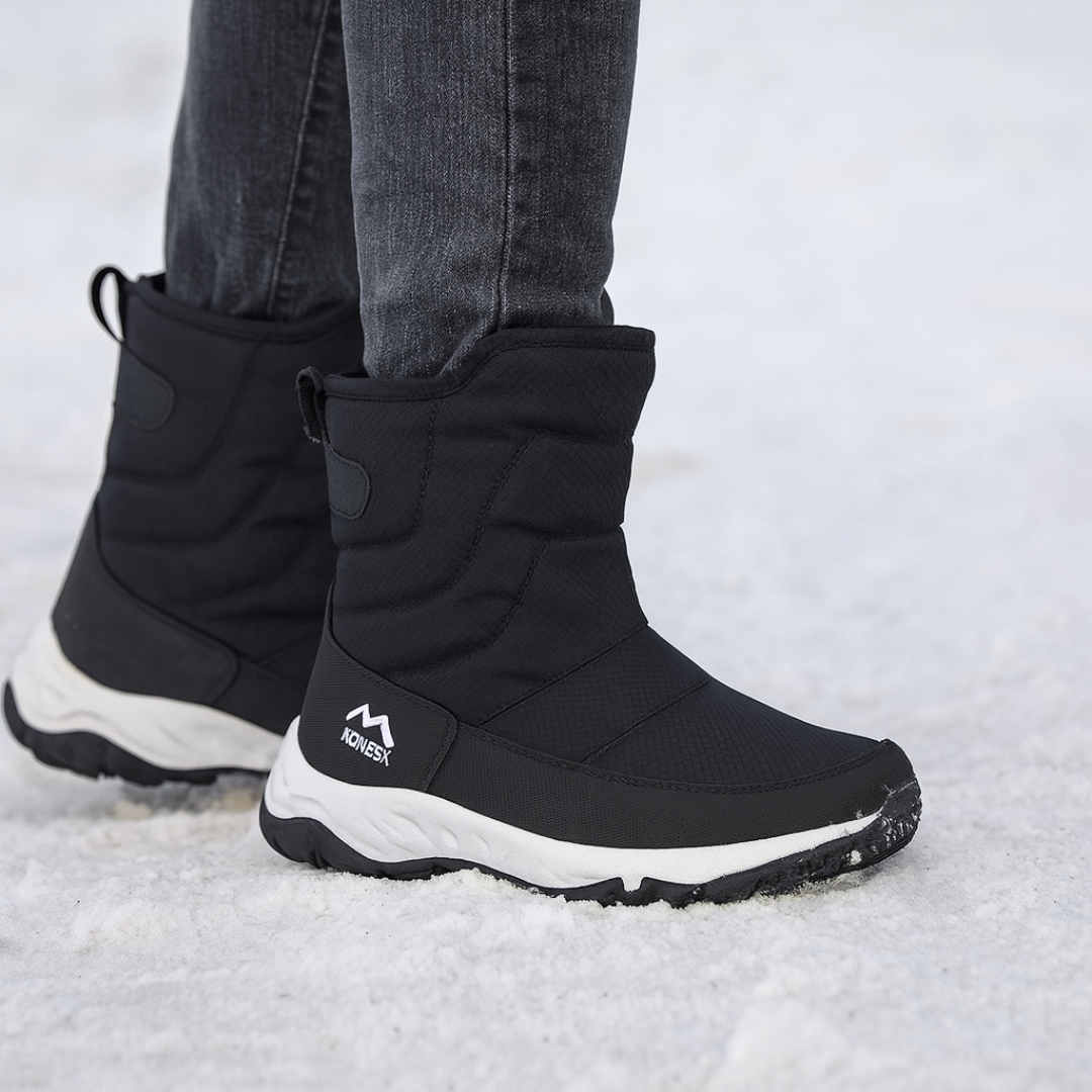 Botas de invierno impermeables y aislantes para mujer — Suela antideslizante