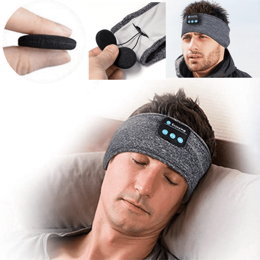 Spací maska LumaDream — vestavěná sluchátka Bluetooth, design zcela blokující světlo