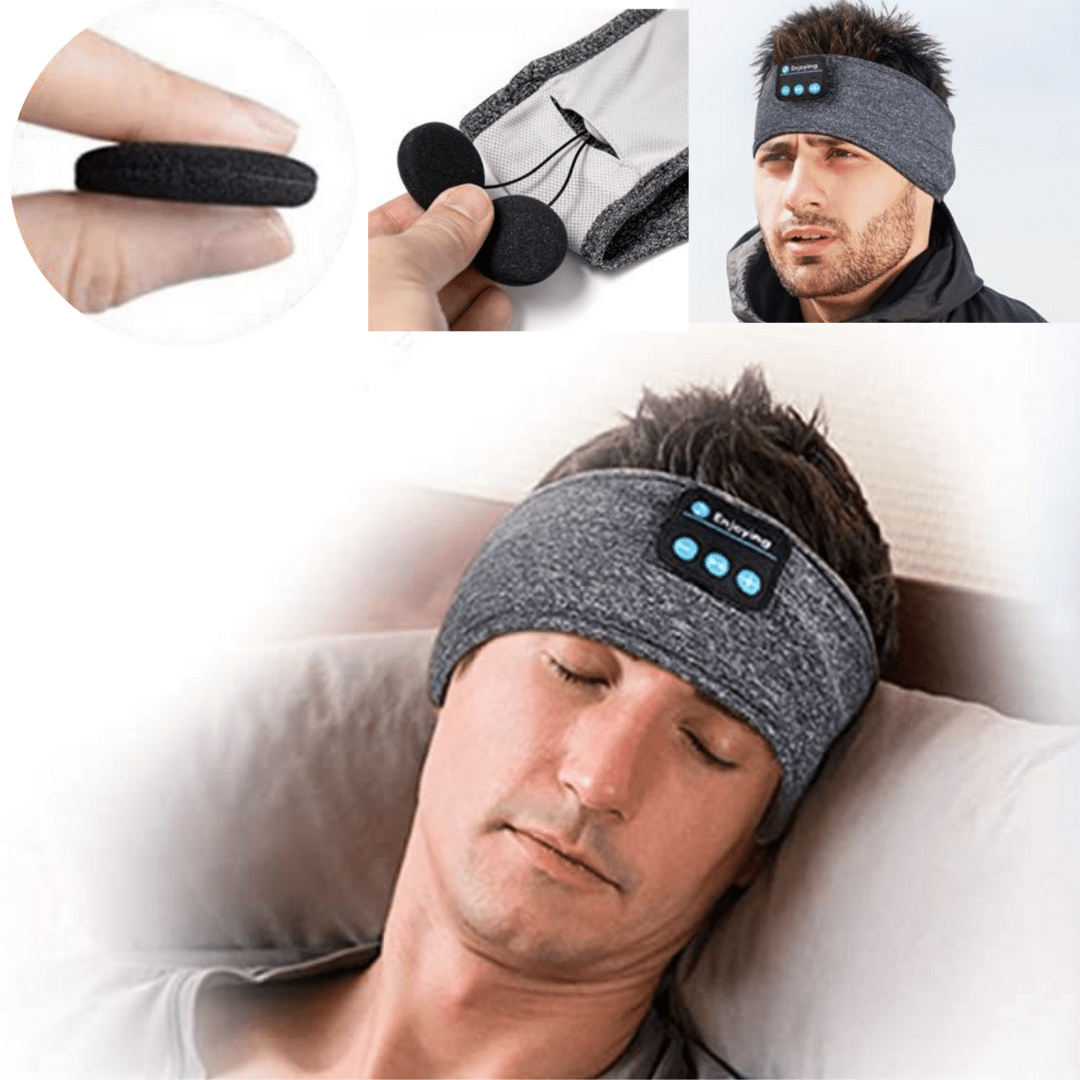 Spací maska LumaDream — vestavěná sluchátka Bluetooth, design zcela blokující světlo