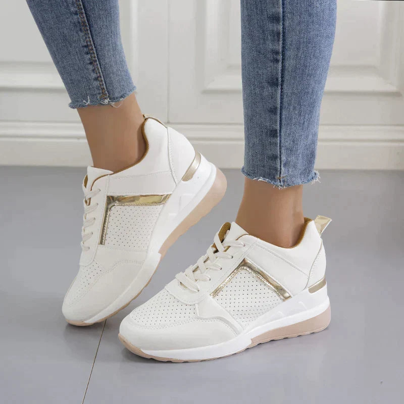 Lette sportssneakers for kvinner – pustende mesh, polstret innersåle, sklisikker såle, forsterket hælstøtte – amerikanske størrelser 6–10.5