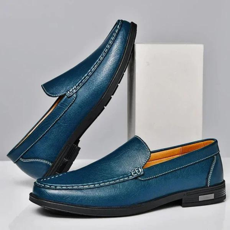 Elegante Slipper aus echtem Leder für Herren – handgefertigter italienischer Stil