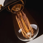 Cone-shaped Pendant light made of brass