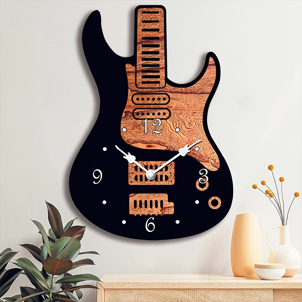 Kunstnerisk guitar vægur til musikelskere - Euroselle