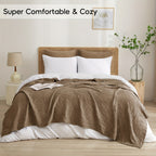 Lightweight Waffle Throw Blanket for Cozy All-Season Comfort - Euroselle