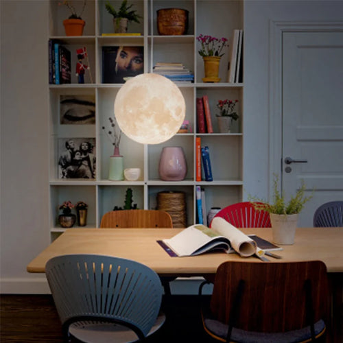3DSphere - Lampe suspendue élégance lunaire