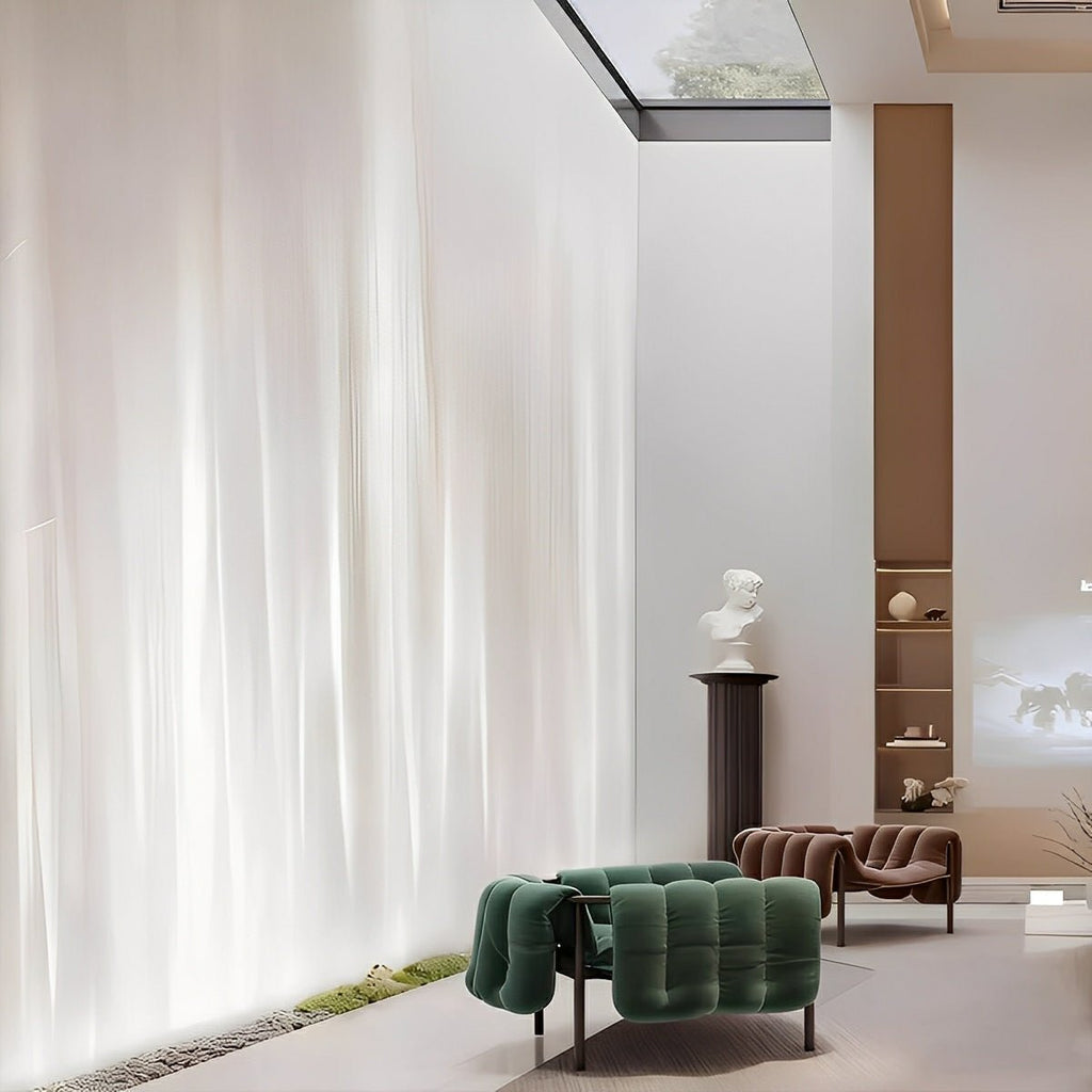 Animert LED-vegglampe, 39 in, aluminium, med flamme- og vanneffekter, RGBW-fargeskift, fjernkontroll, til stue, soverom, bar eller hotell, moderne