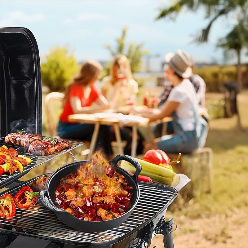 Poêle en fonte compacte pour une chaleur uniforme et la cuisine en plein air - Euroselle