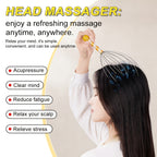 Kopfmassagegerät in Oktopusform zur Entspannung und Stresslinderung – Euroselle