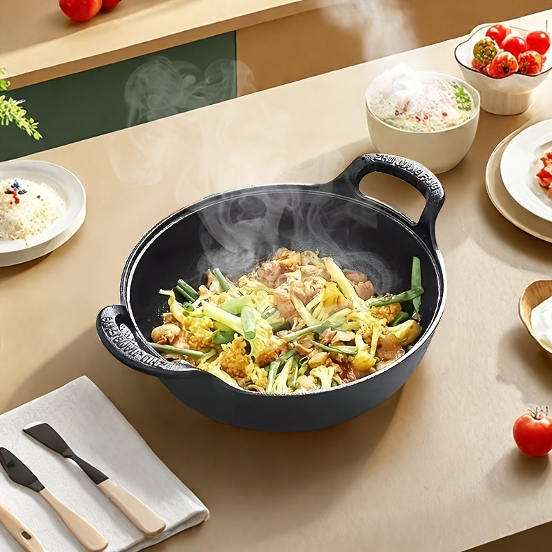 Poêle en fonte compacte pour une chaleur uniforme et la cuisine en plein air - Euroselle