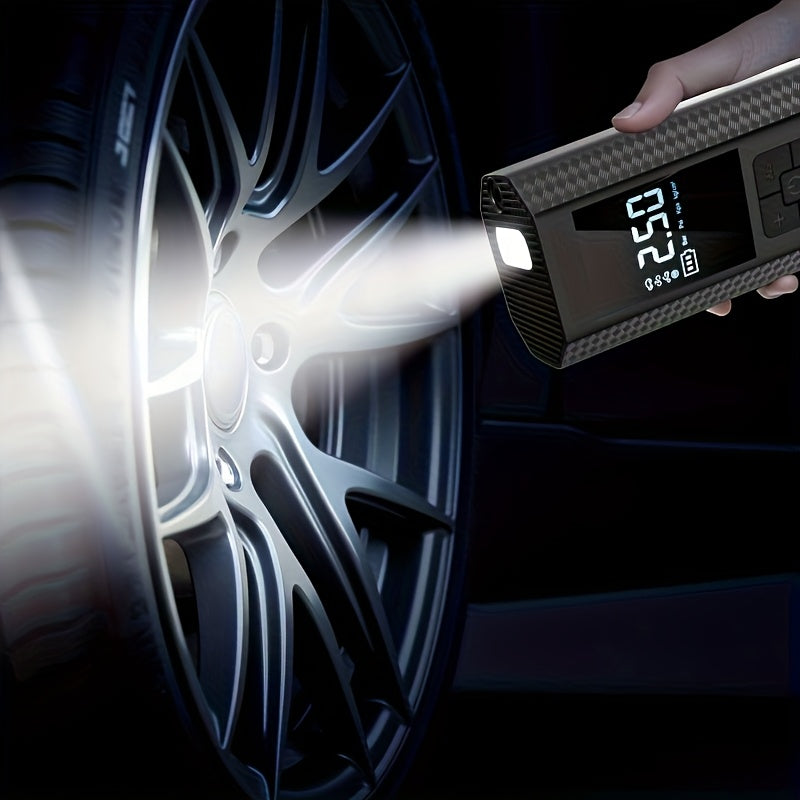 Kompakte kabellose Reifenpumpe 150 PSI für Fahrzeuge & Sportbälle - Euroselle