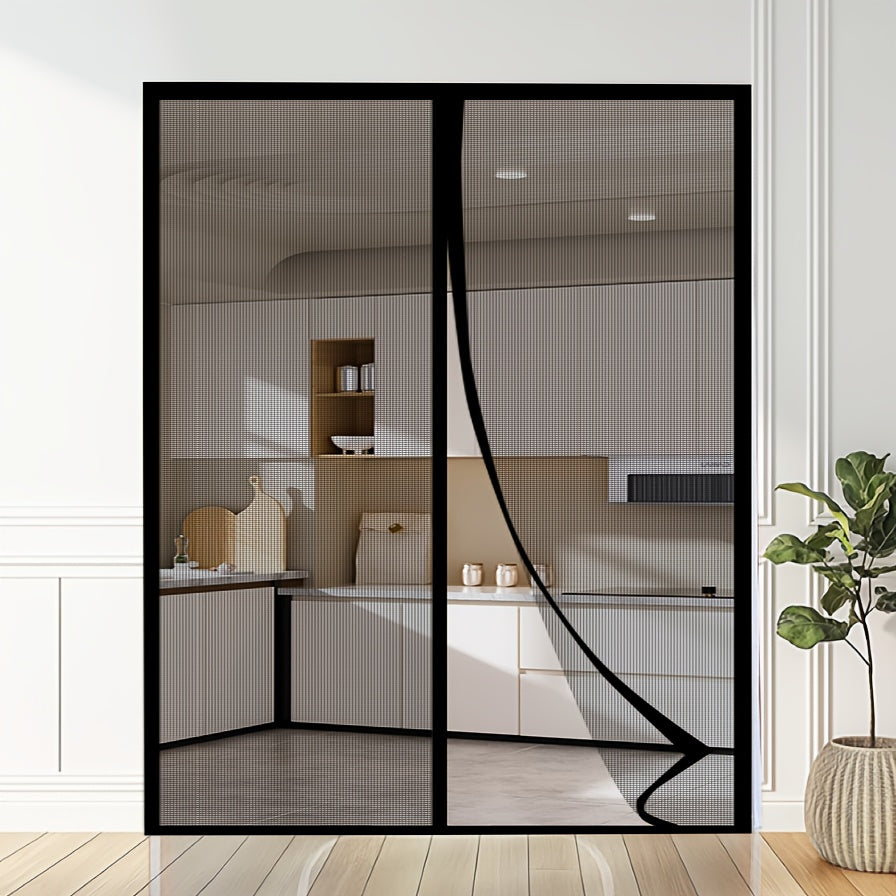 Magnetic Mosquito Mesh Door Curtain for Hands-Free Insect Protection - Euroselle