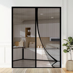 Magnetic Mosquito Mesh Door Curtain for Hands-Free Insect Protection - Euroselle