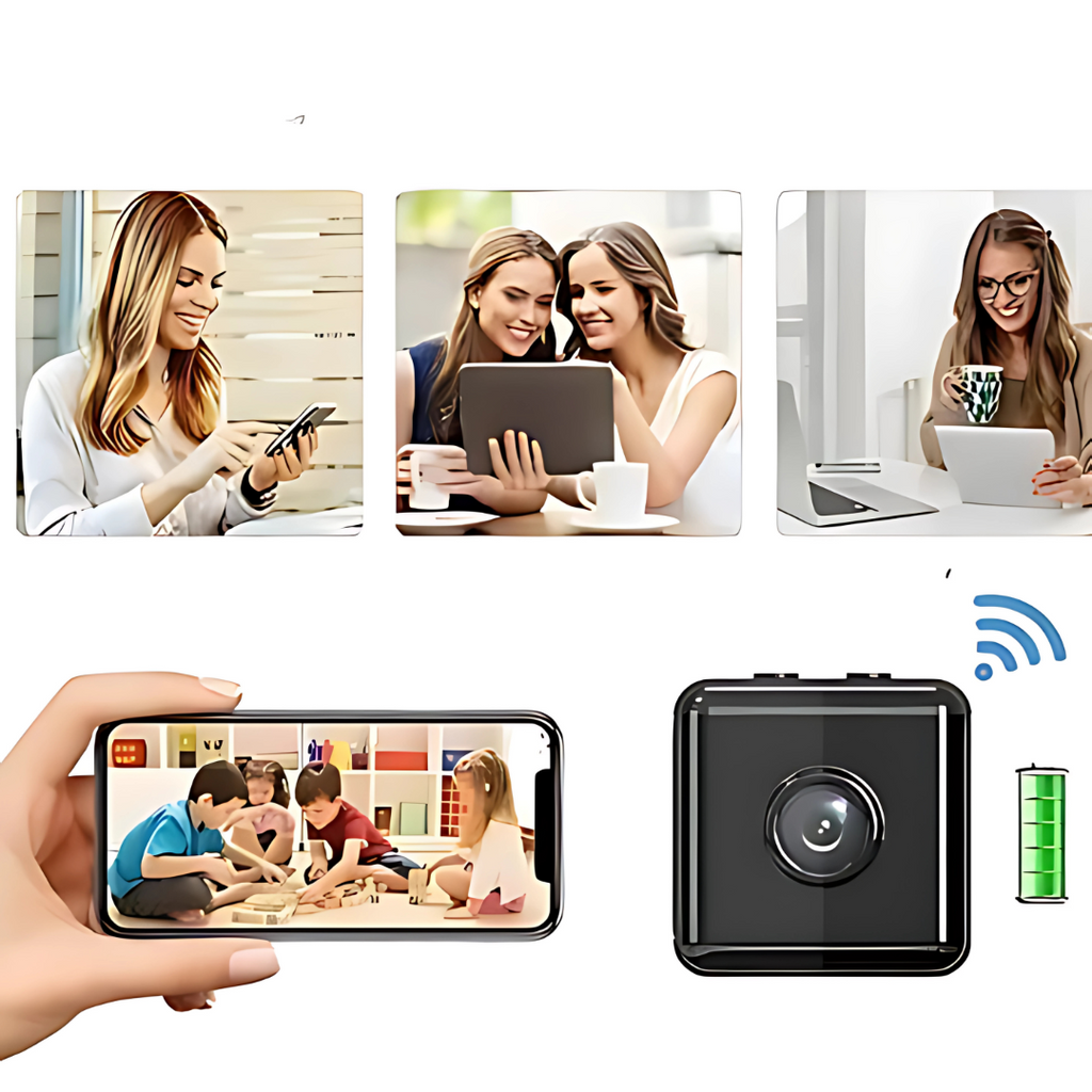 Telecamera Wi-Fi Full HD 1080P resistente alle intemperie — visione notturna per interni ed esterni