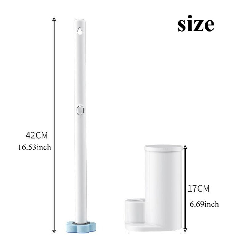 Durable Household Toilet Brush with Holder - Euroselle