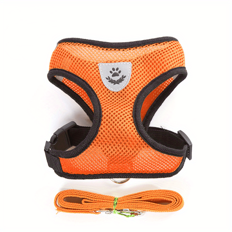 Reflective Pet Vest with Leash for Dogs and Cats - Euroselle