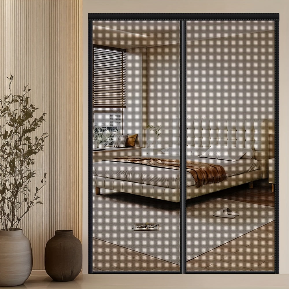 Magnetic Mosquito Screen Curtain for Hands-Free Door Protection - Euroselle