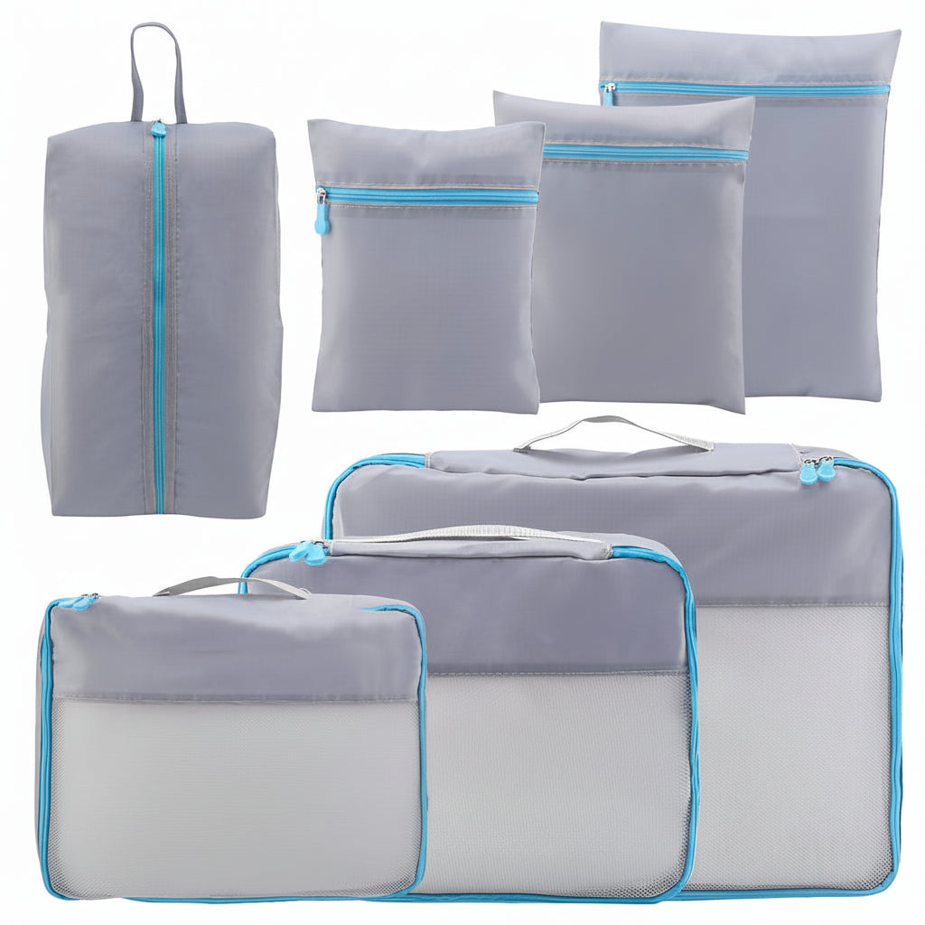 Portable 7pcs Suitcase Organizing Bag Set for Travel - Euroselle