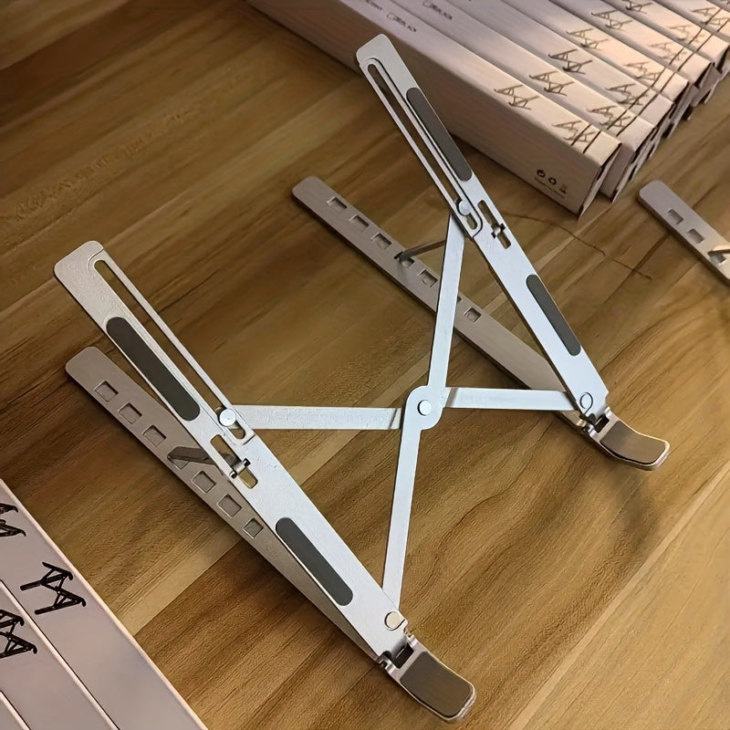 Adjustable Aluminum Laptop Stand Foldable Desk Accessory - Euroselle