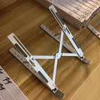 Adjustable Aluminum Laptop Stand Foldable Desk Accessory - Euroselle