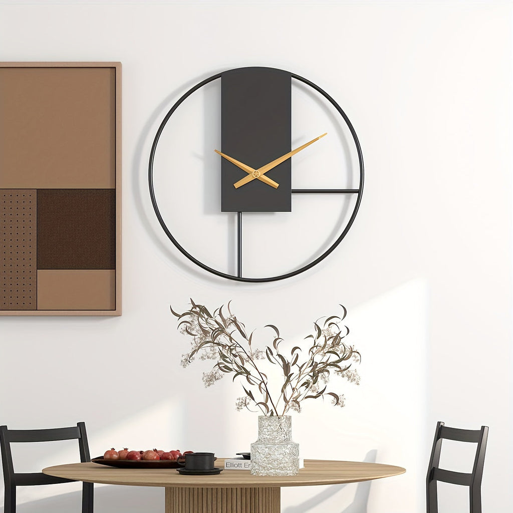 Orologio da parete minimalista in metallo da 16 pollici - Euroselle